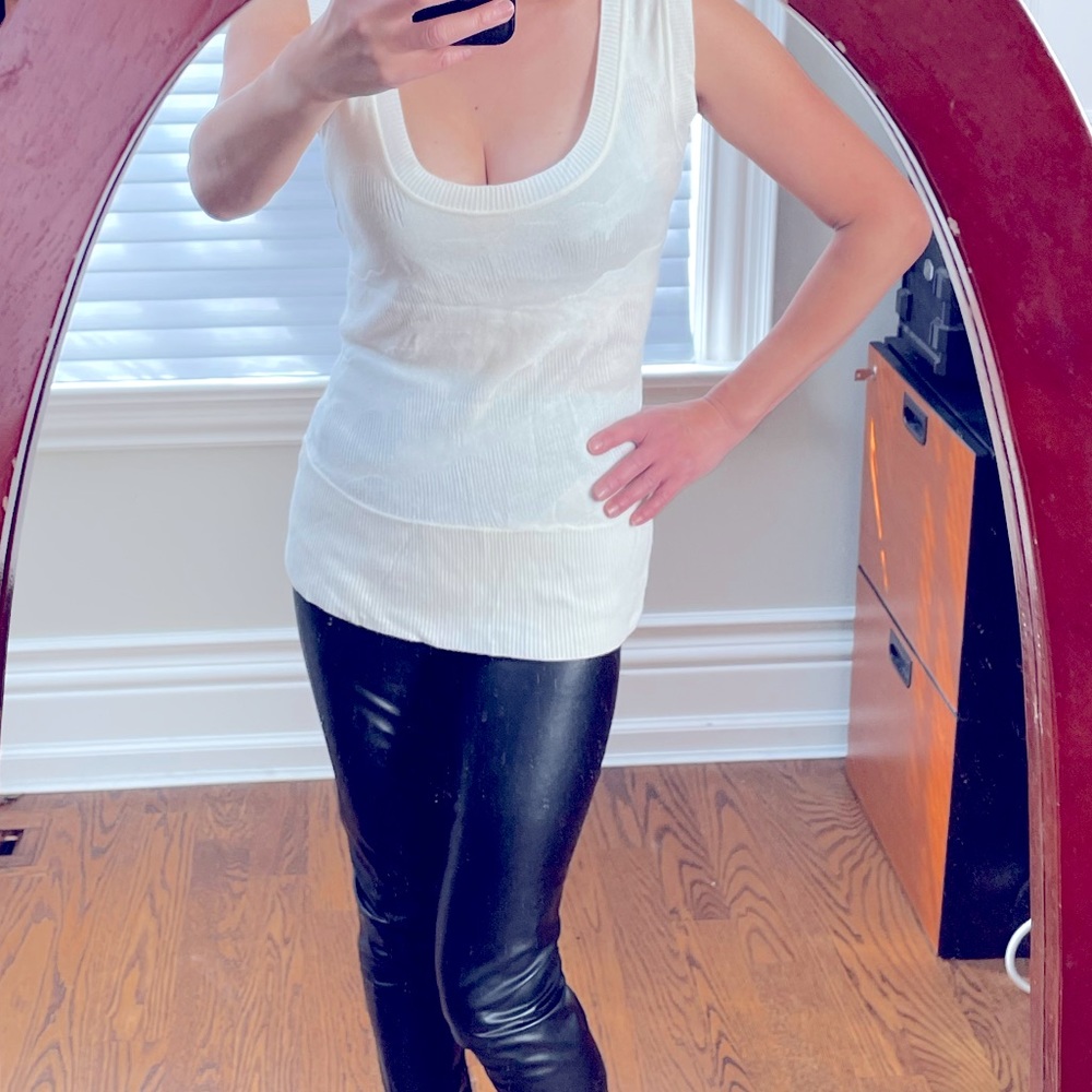 InWear deep scoop neck sleeveless sweater